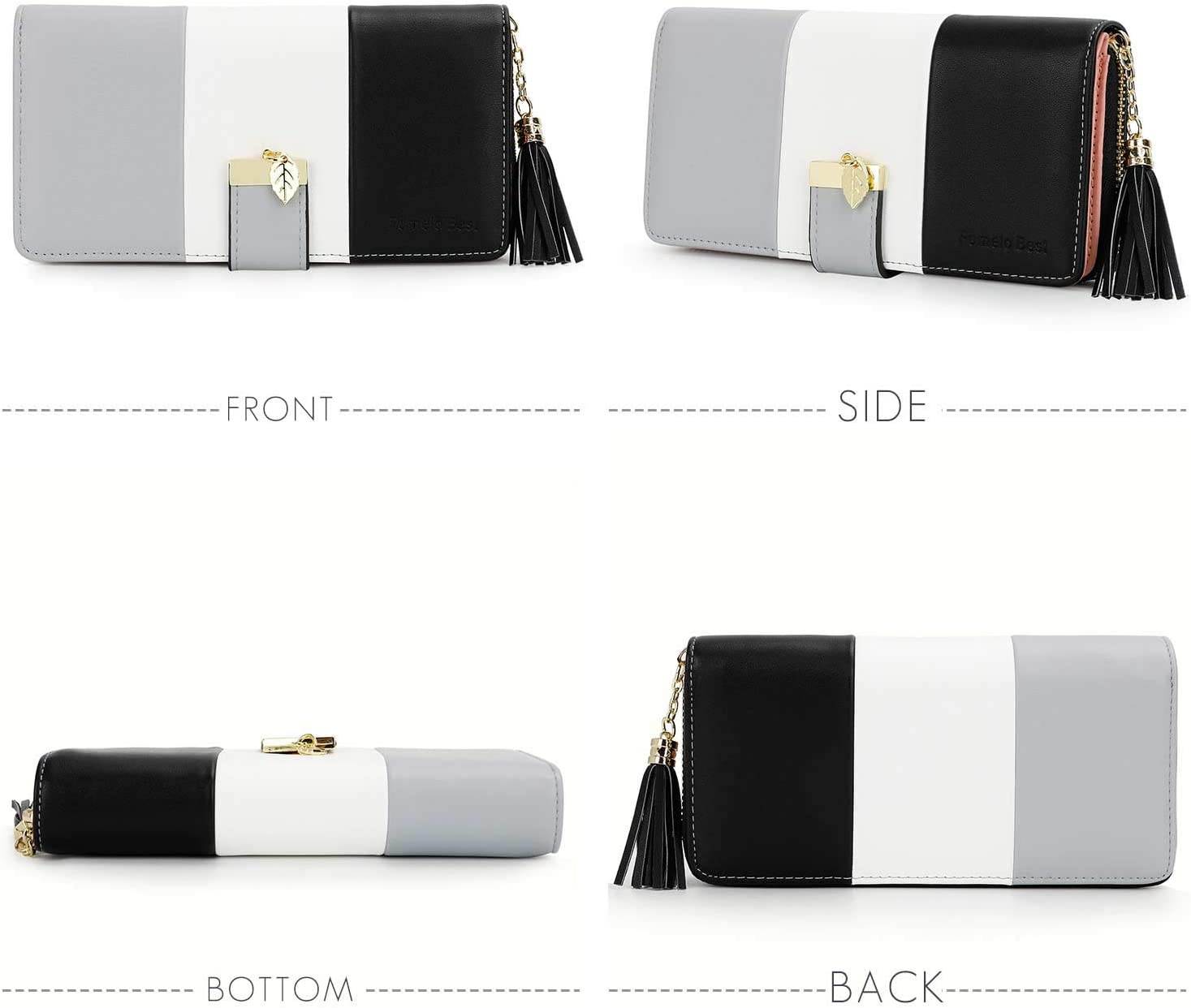 RFID Wallets for Women with Multiple Card Slots and Cellphone Compartment