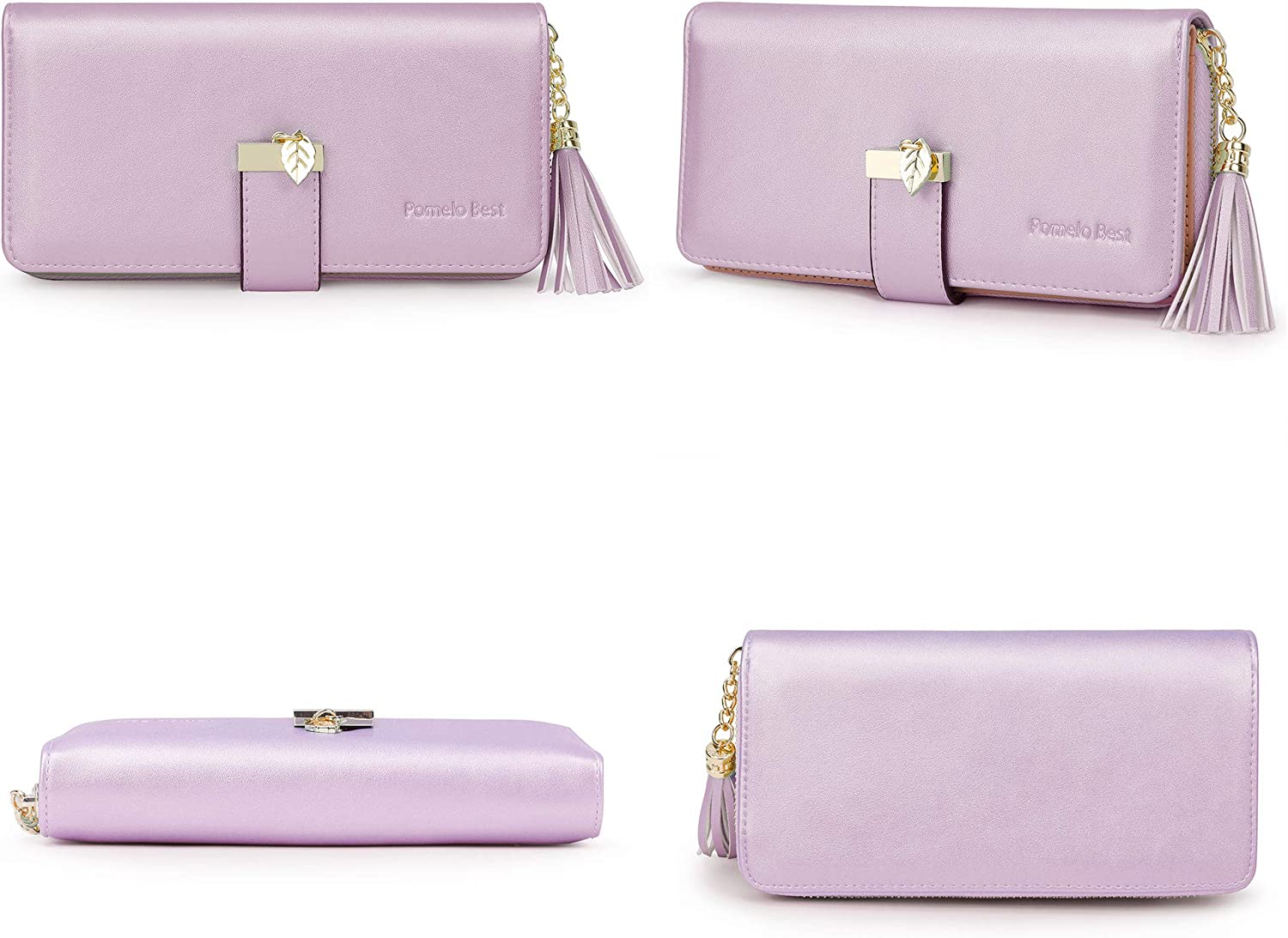 RFID Wallets for Women with Multiple Card Slots and Cellphone Compartment