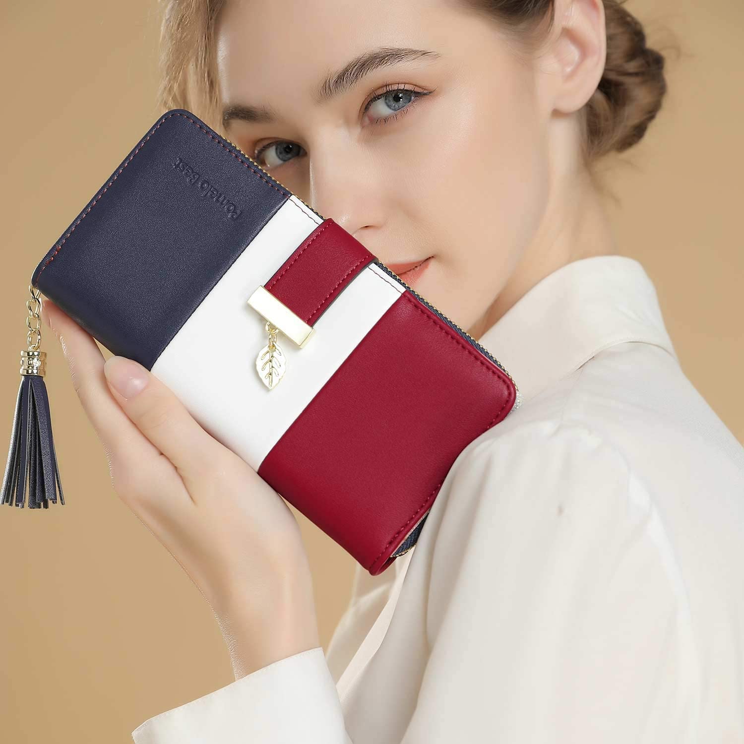 RFID Wallets for Women with Multiple Card Slots and Cellphone Compartment