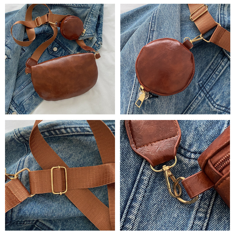 LAST DAY 70% OFF Winter solid colour fashion crossbody bag