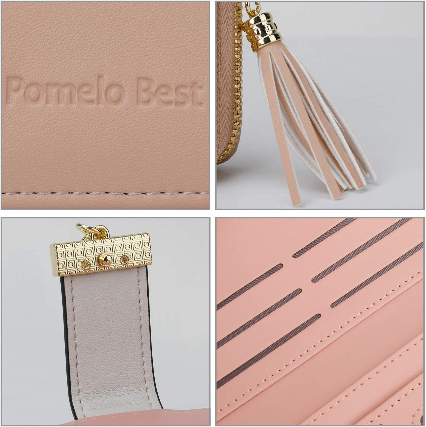 RFID Wallets for Women with Multiple Card Slots and Cellphone Compartment