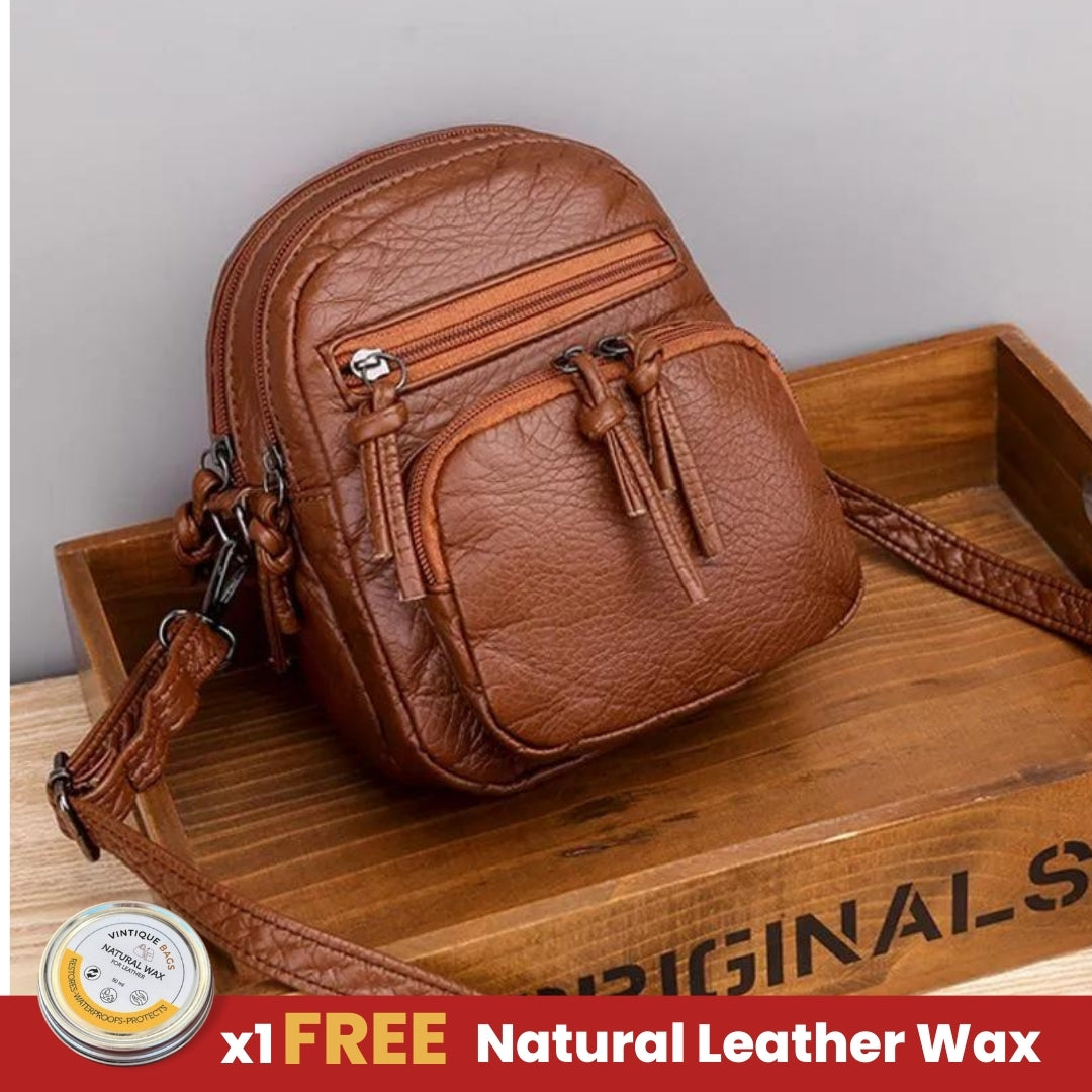 Maya | Leather shoulder bag