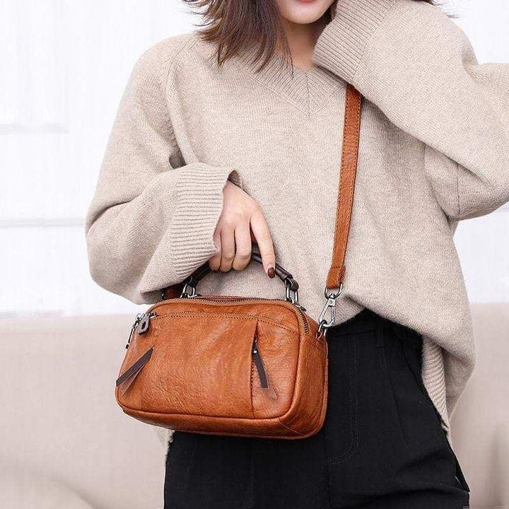 🔥Hot SALE-60% OFF 🔥MULTI POCKETS SOFT LEATHER BAG