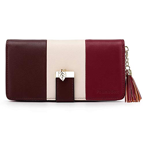 RFID Wallets for Women with Multiple Card Slots and Cellphone Compartment