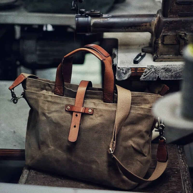 Heirloom Waxed Canvas Tote Bag