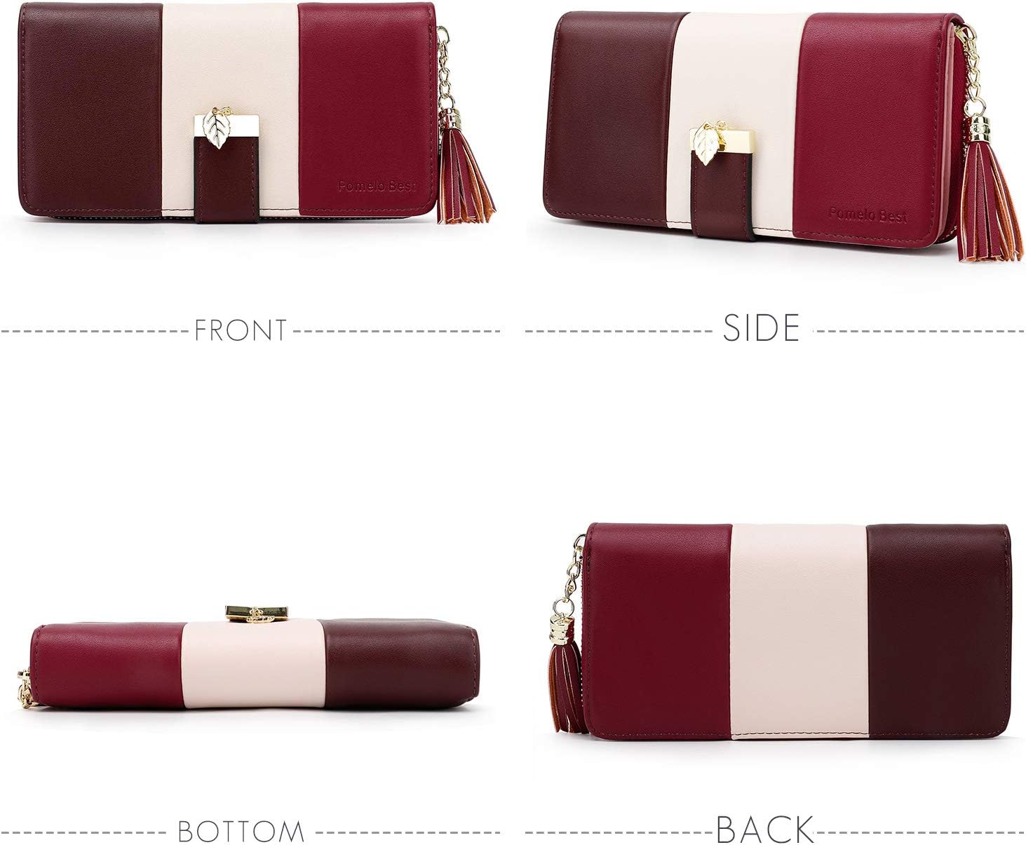 RFID Wallets for Women with Multiple Card Slots and Cellphone Compartment