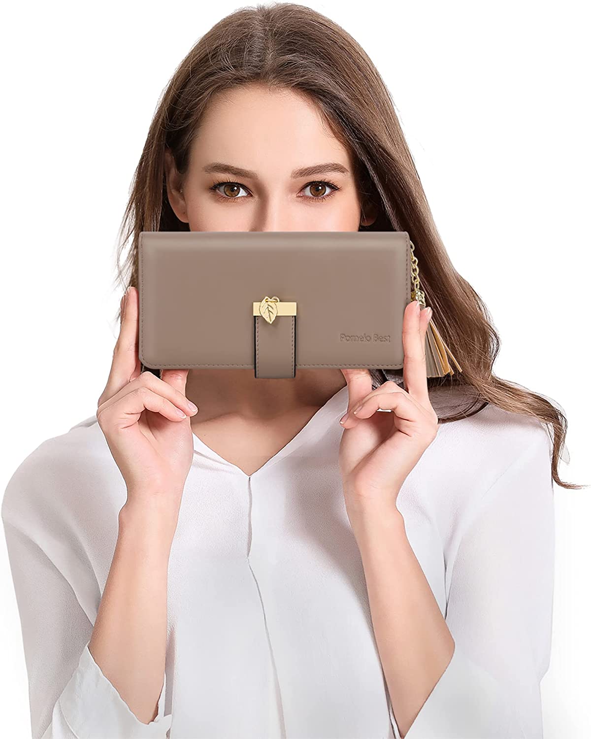 RFID Wallets for Women with Multiple Card Slots and Cellphone Compartment