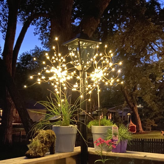 🔥Hot Sale 49% OFF🎁Waterproof Solar Garden Fireworks Lamp