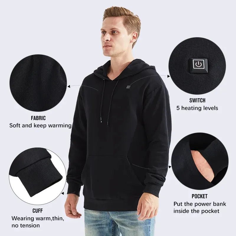 🔥Last Day 50% OFF BUY 1 GET 1 FREE - Unisex Heated Hoodie