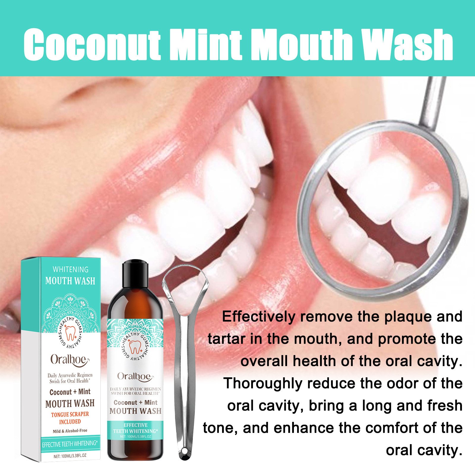 🔥LAST DAY 49% OFF⏰Cocomint Pulling Oil with 7 Essential Oils & Vitamins D, E & K2