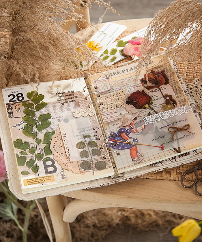 🔥2024 NEW SALE-49% OFF🔥48 Pcs Big Size Dried Flowers Stickers Set🌸