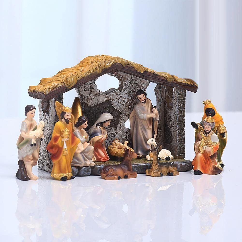 🎄🎅Early Christmas Sale 50% OFF-Christmas Nativity Manger Scene Figurines Set🔥BUY 2 FREE SHIPPING