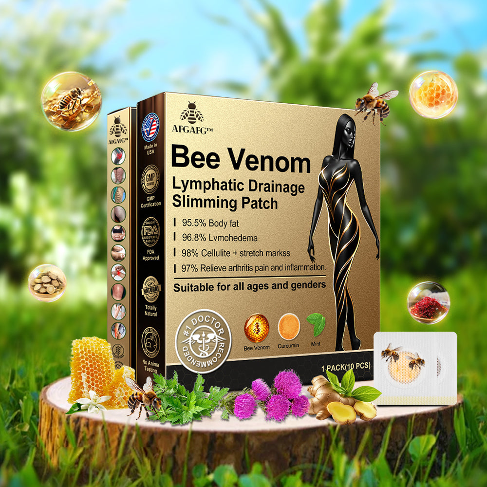 🌿🐝AFGAFG™ Bee Venom Lymphatic Drainage Slimming Patch – Now 80% OFF for a limited time! 🐝 Safe and suitable for individuals of all ages