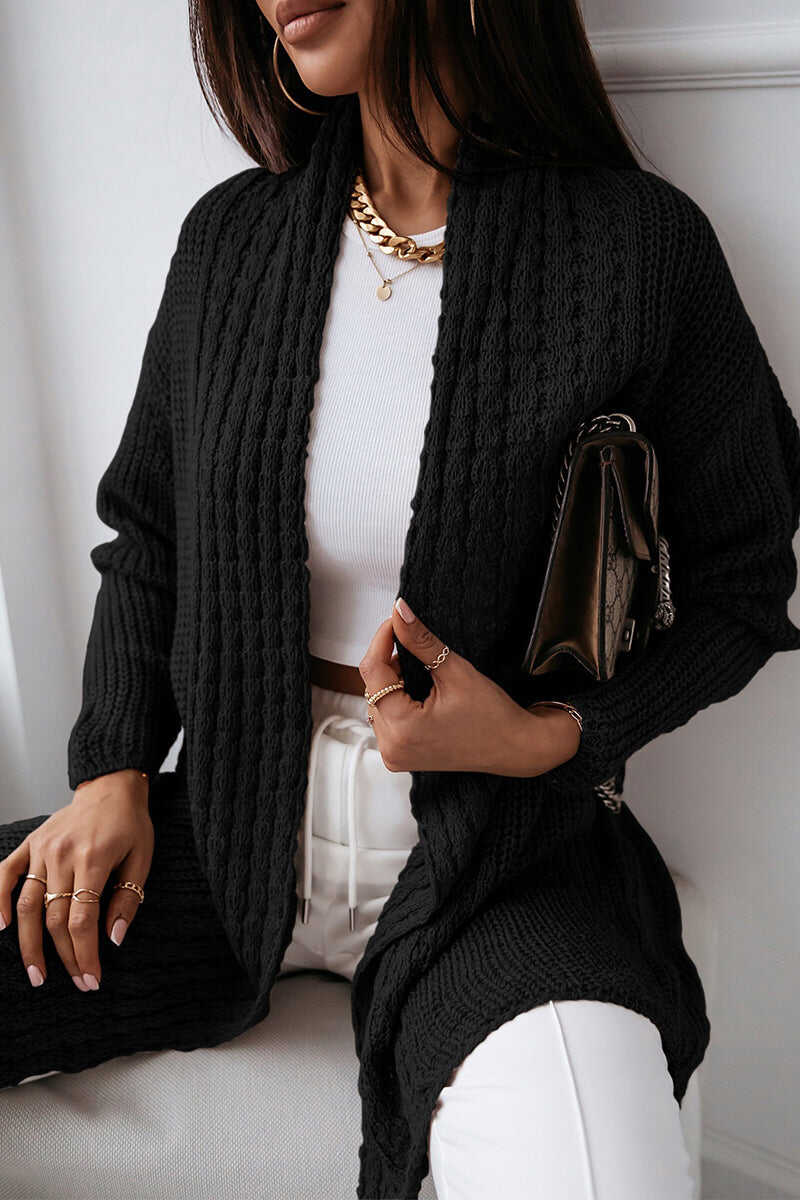 Fashion Casual Solid Patchwork Cardigans(5 Colors)