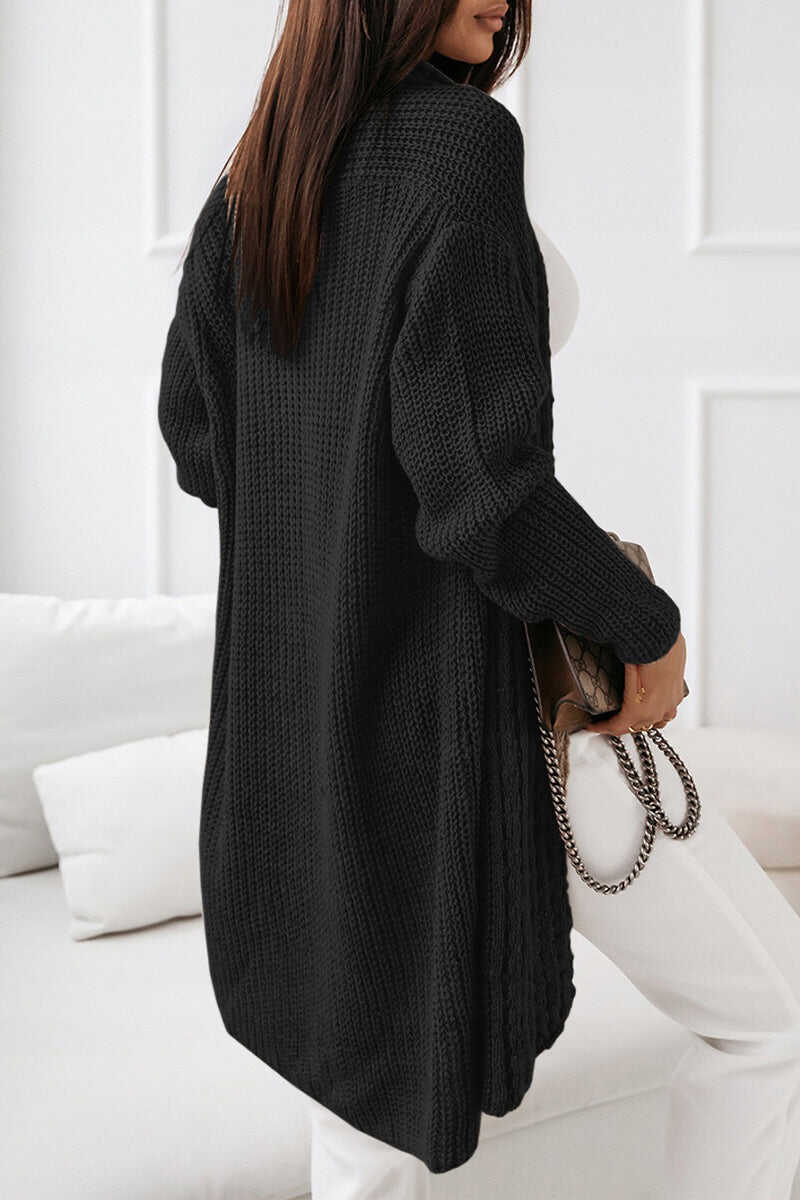 Fashion Casual Solid Patchwork Cardigans(5 Colors)