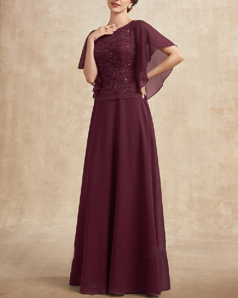 FASHION ELEGANT LACE EMBROIDERED DRESS