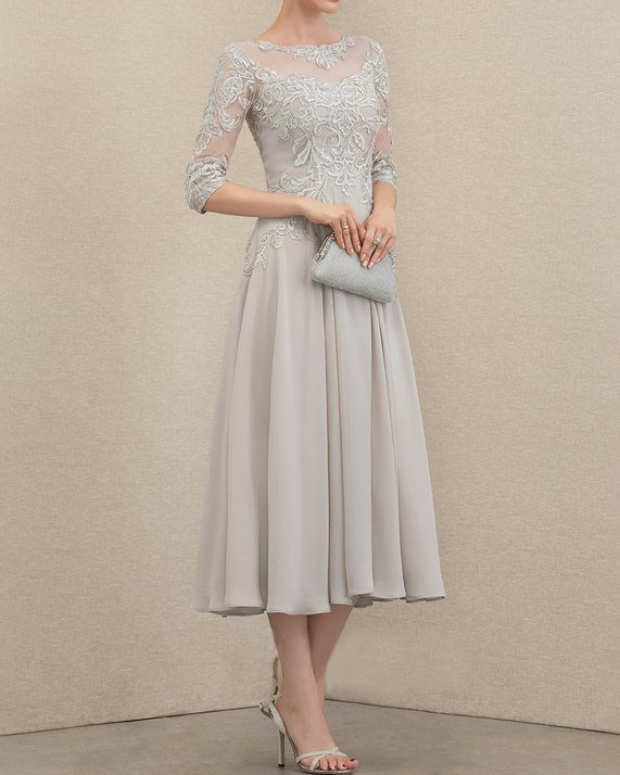 FASHION ELEGANT LACE EMBROIDERED DRESS