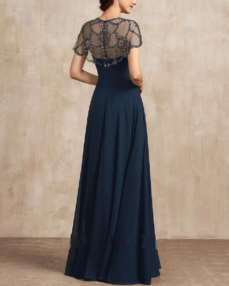 FASHION ELEGANT LACE EMBROIDERED DRESS