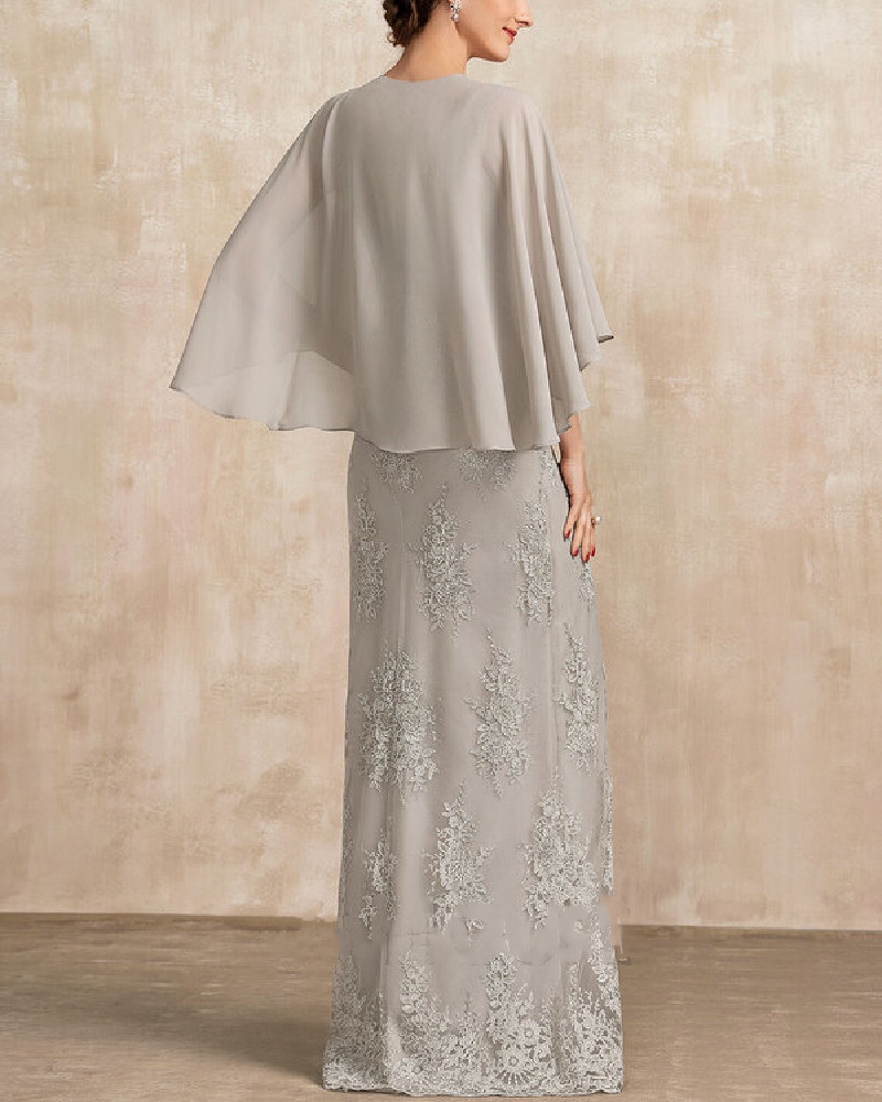 FASHION ELEGANT LACE EMBROIDERED DRESS