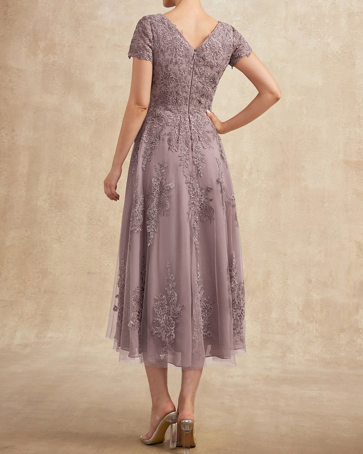 FASHION ELEGANT LACE EMBROIDERED DRESS
