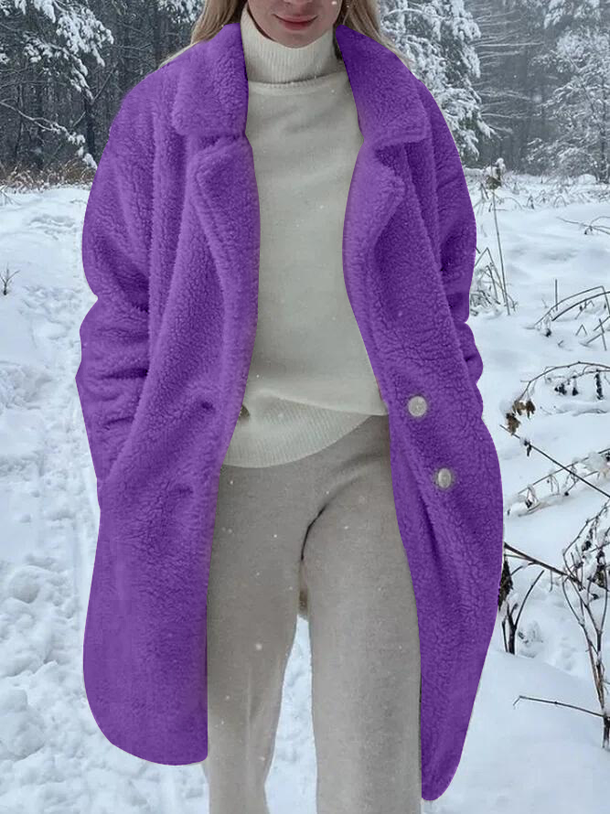 Shawl Collar Casual Cotton Coat Jacket