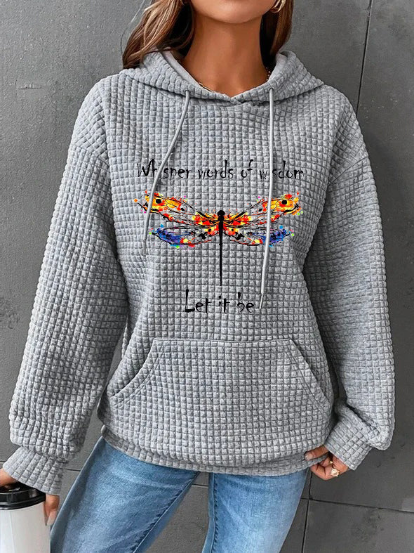 Christmas  Casual  Fashion  Plain Hoodie Sweatshirt