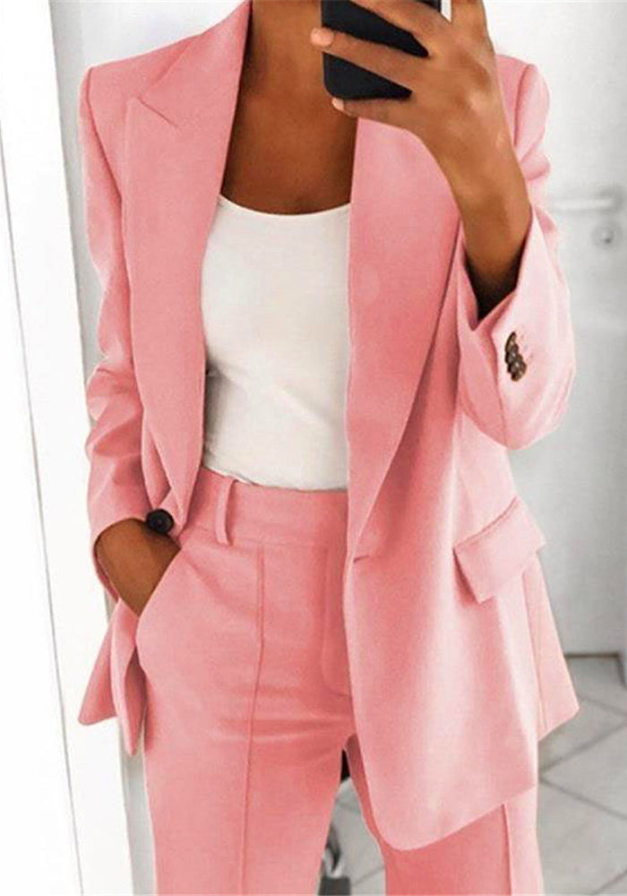 Truly Relaxed Easy Match Work Blazer and Pant Suit（⚡Clearance Sale）