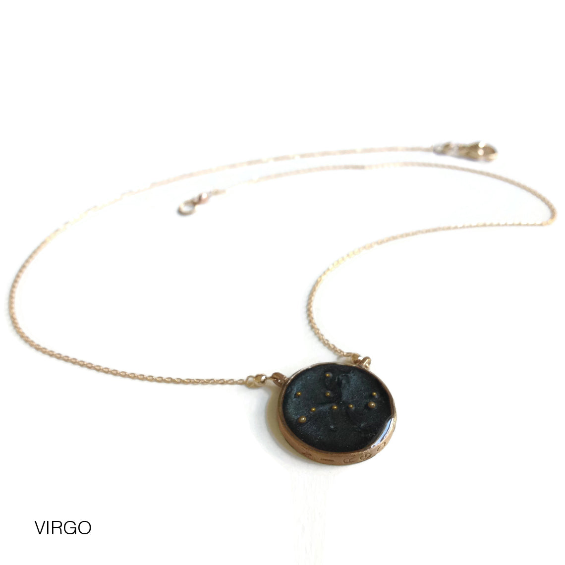 night sky astrological necklace