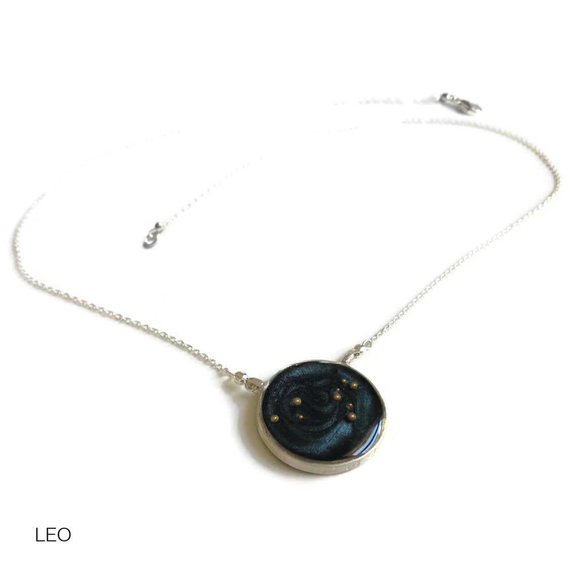 night sky astrological necklace