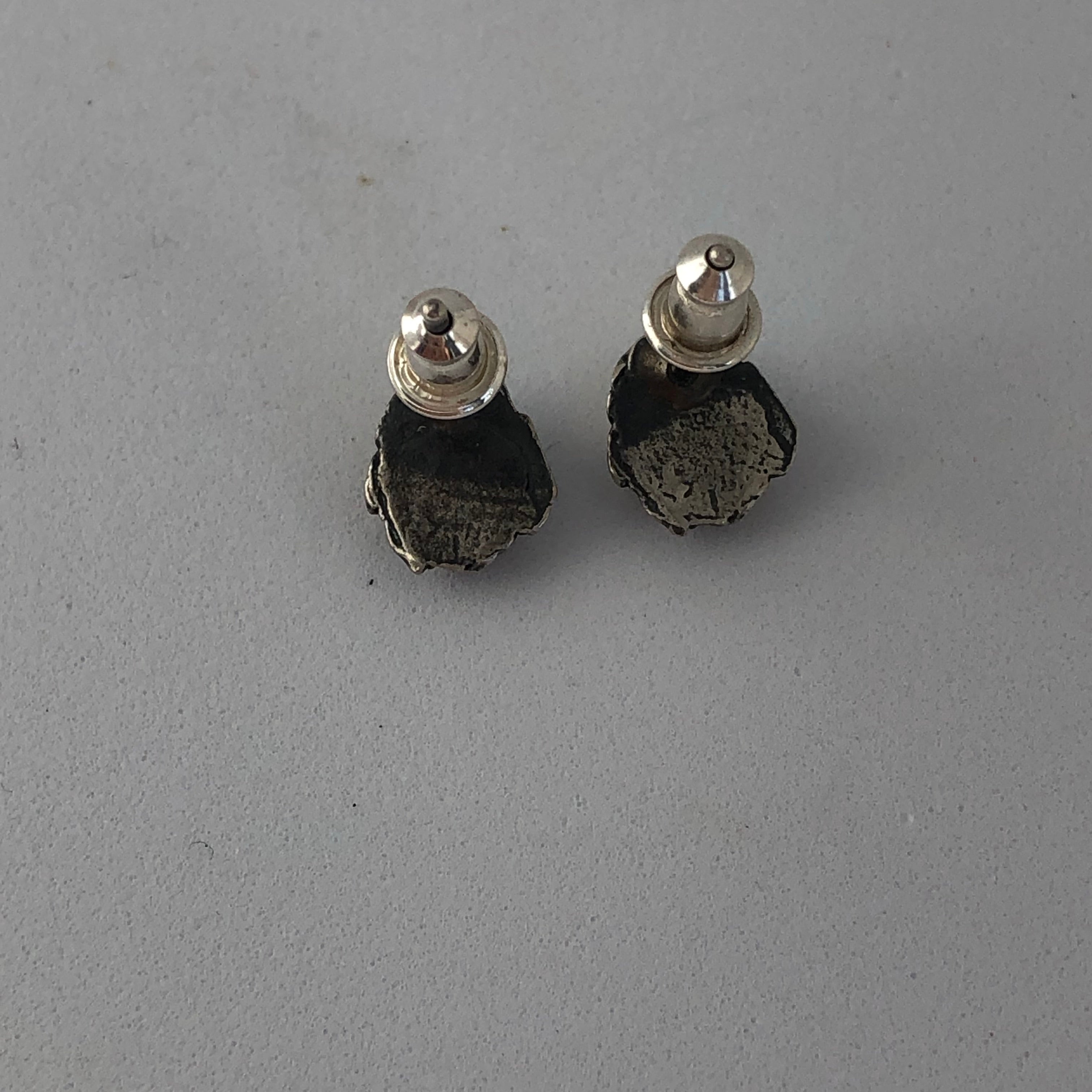 sterling silver barnacle studs