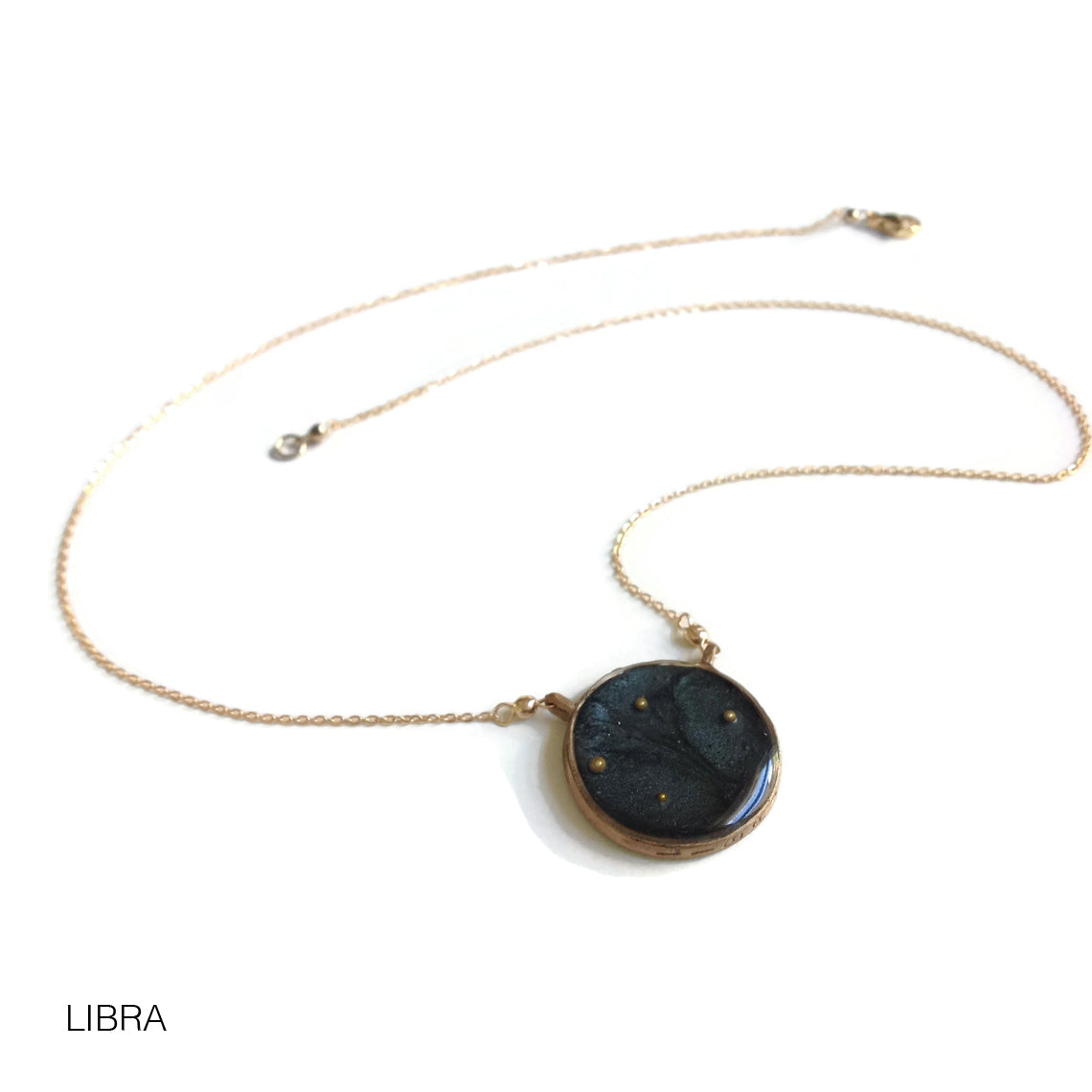 night sky astrological necklace
