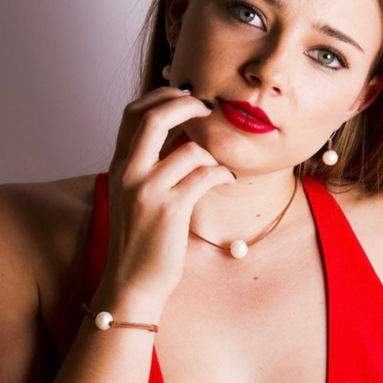 coastal single freshwater pearl bracelet