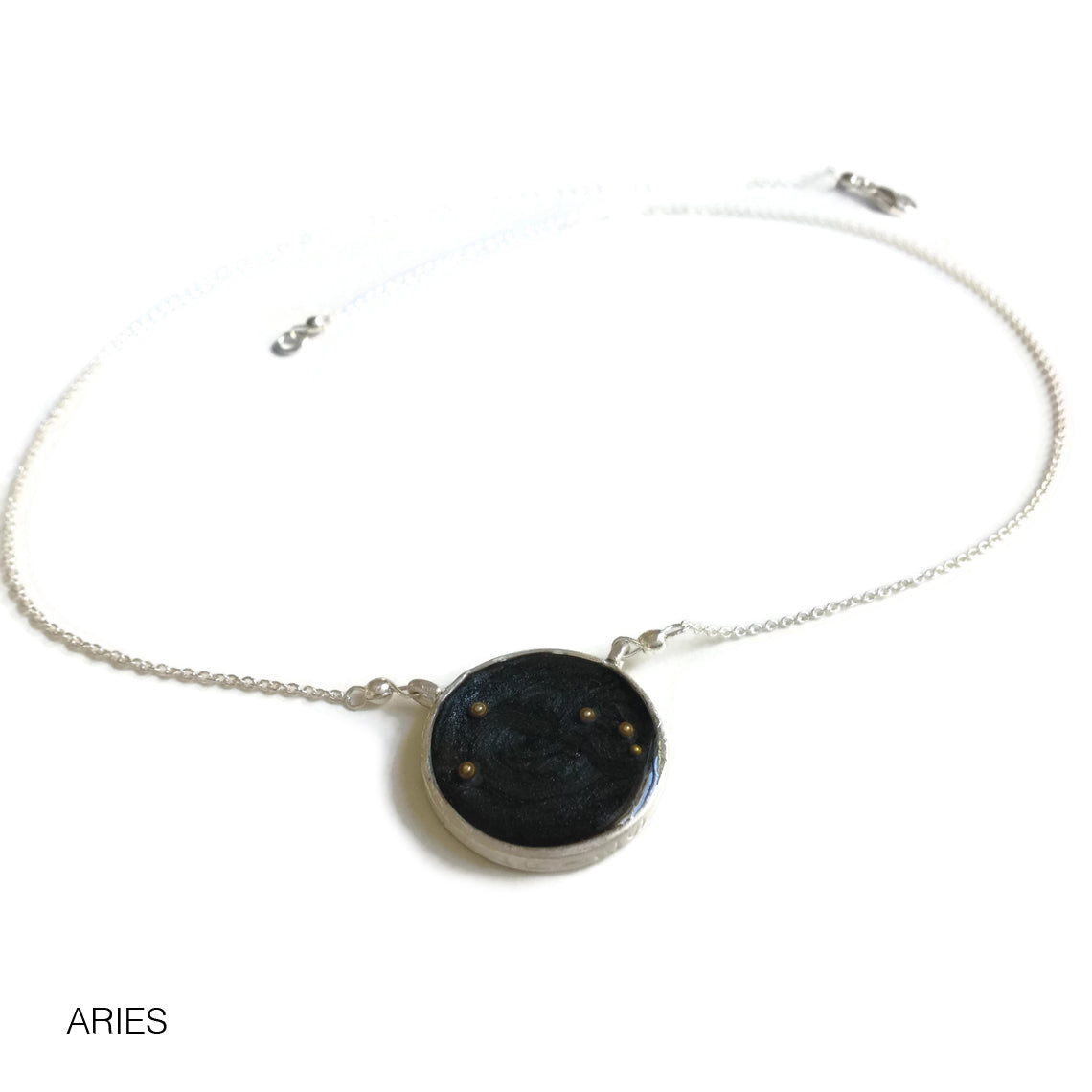 night sky astrological necklace