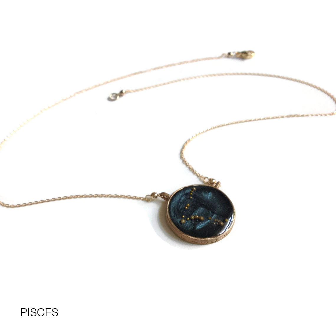 night sky astrological necklace