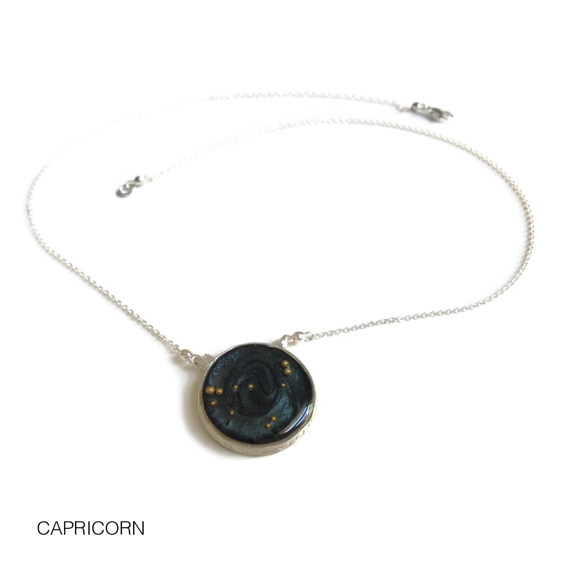 night sky astrological necklace