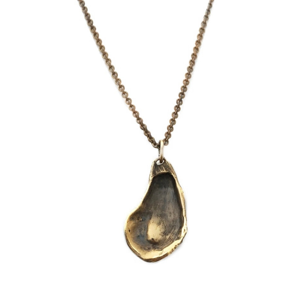 oyster necklace sterling