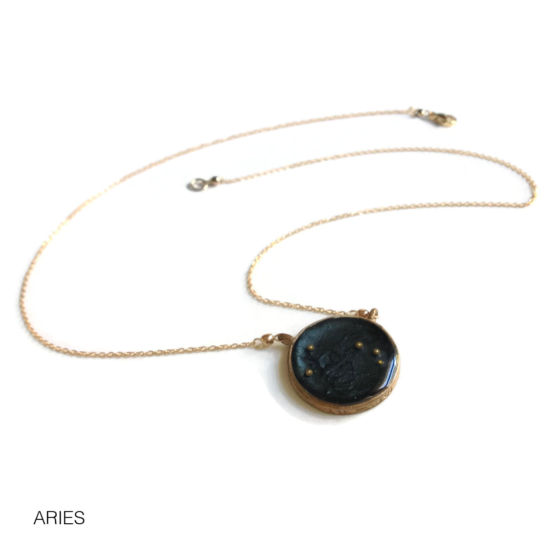 night sky astrological necklace