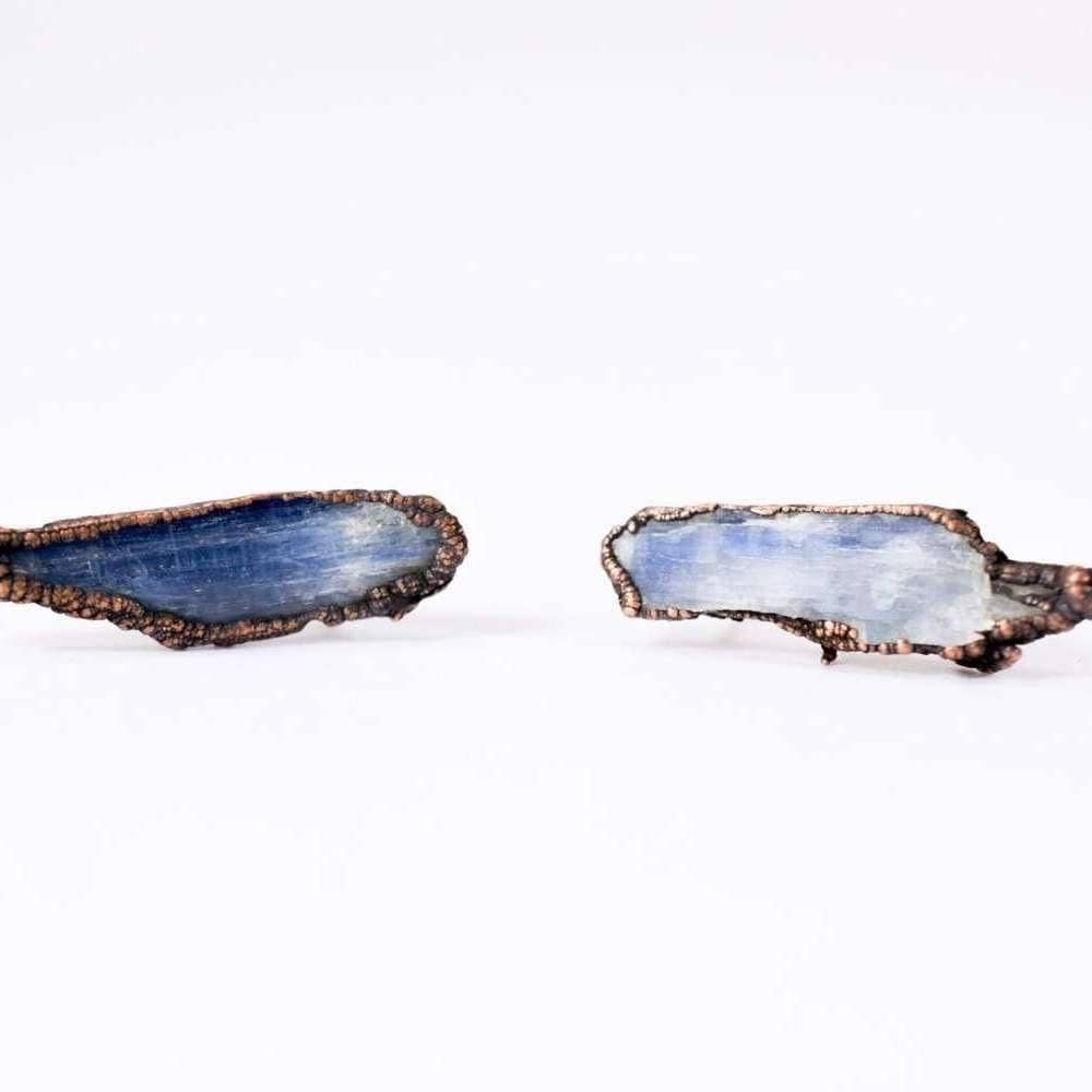 hawkhouse raw crystal stud earrings