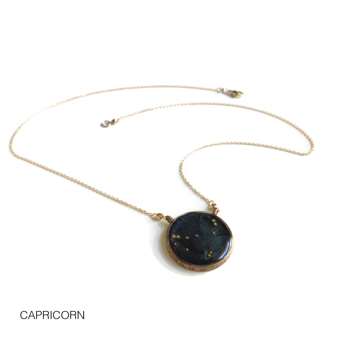night sky astrological necklace
