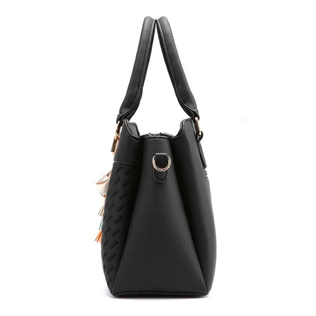 WB027 Fashion Tassel PU Leather Handbag