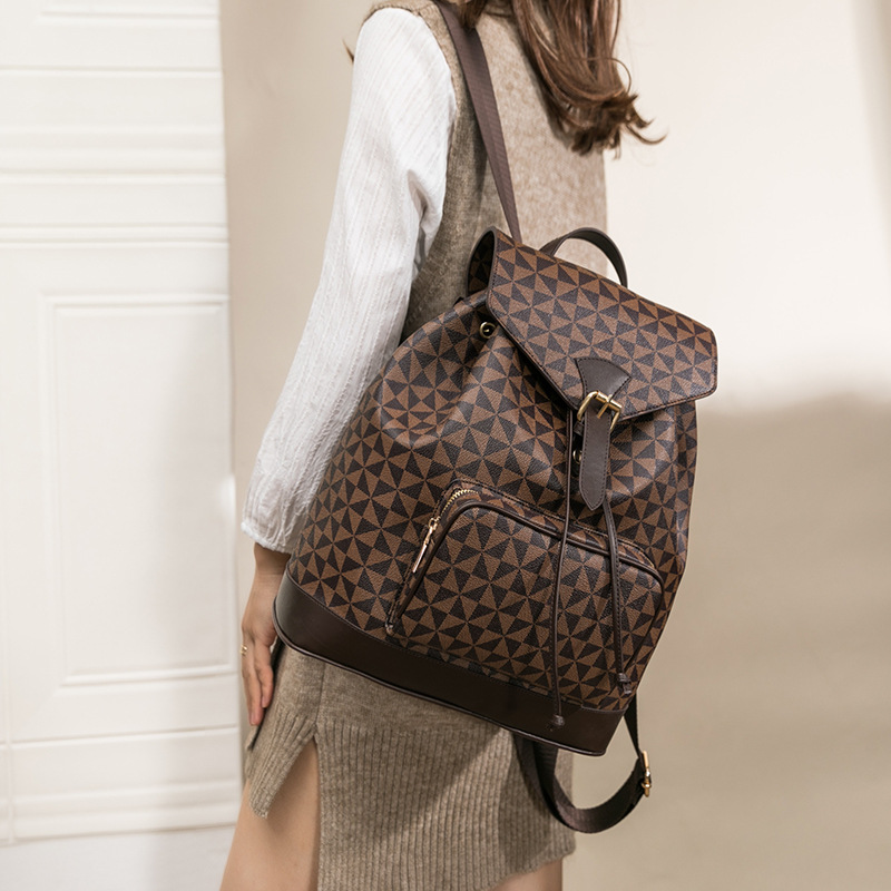 WB012 – Designer Backpack (Brown)