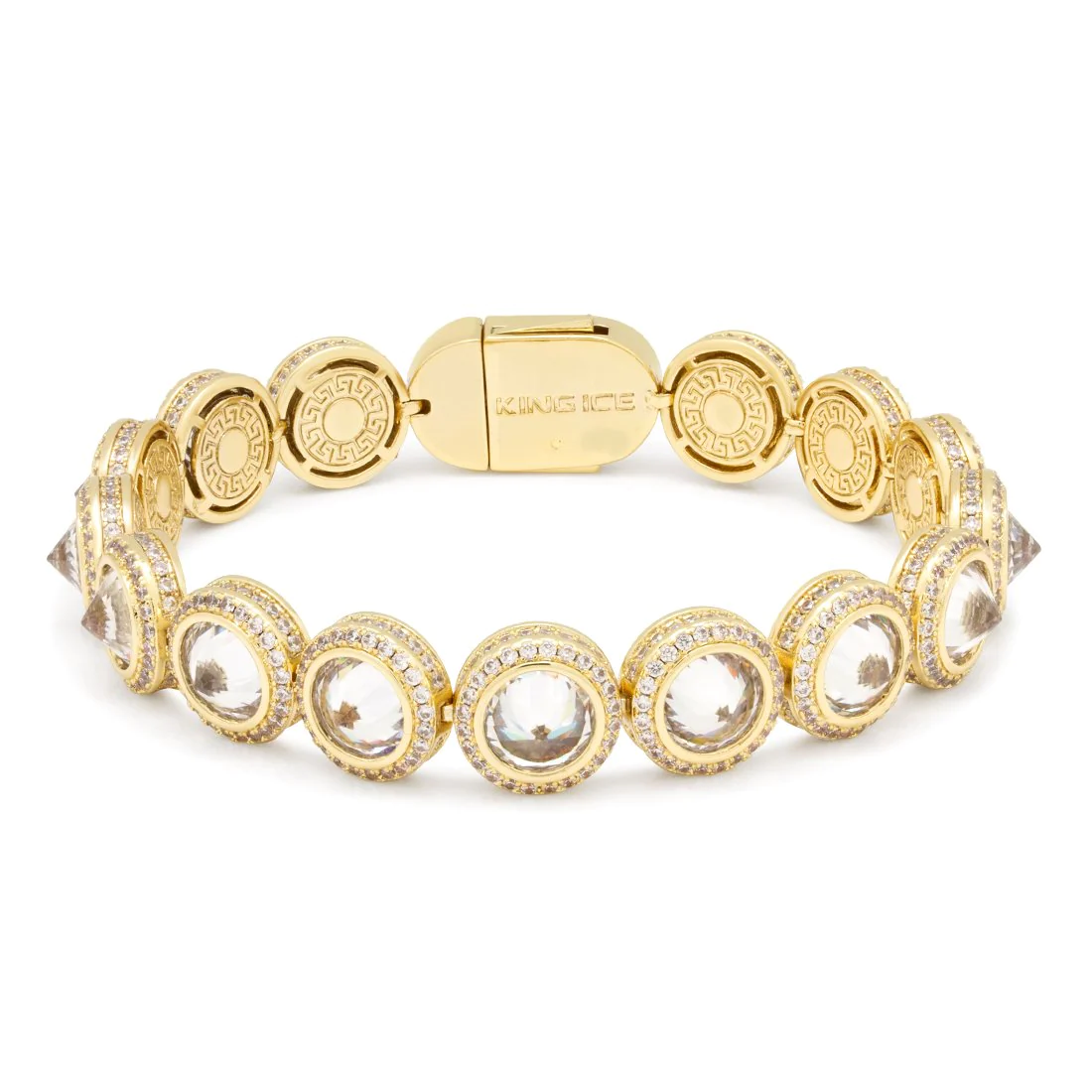 12mm Spike Studded Tennis Bracelet