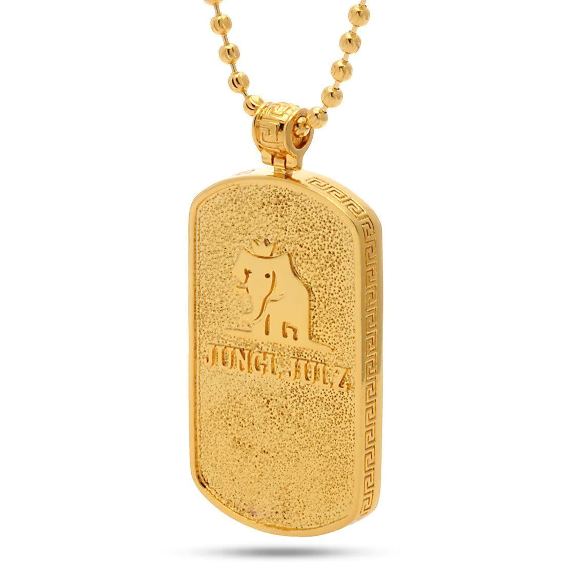 Iced Dog Tag Necklace