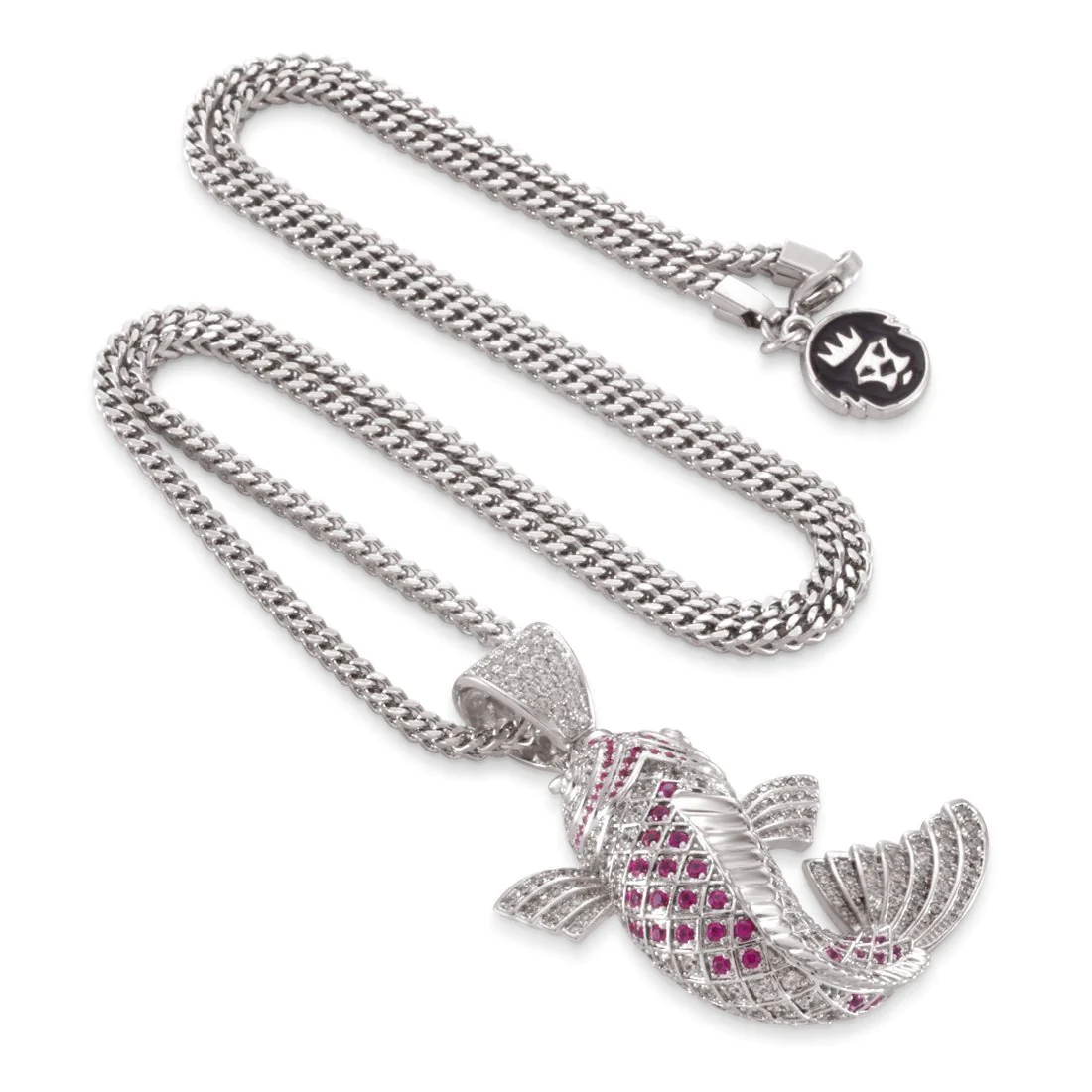 Gin Rin Kohaku Koi Fish Necklace