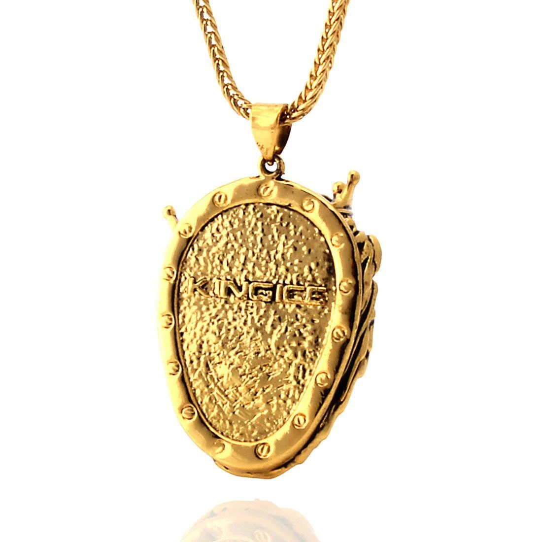 Antique Roaring Lion Necklace