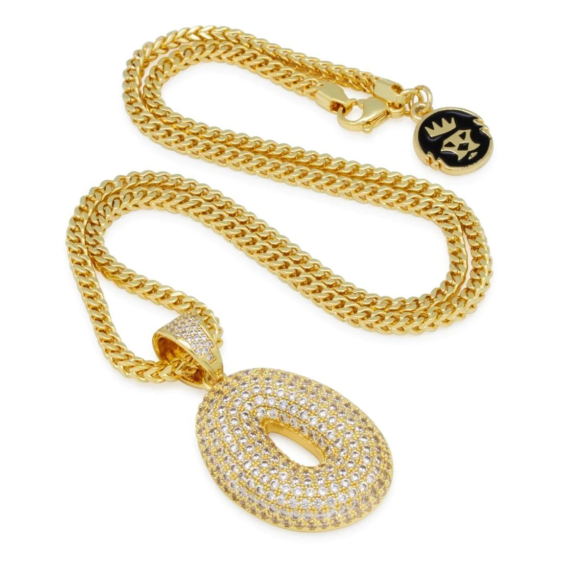 Bubble Letter O Necklace