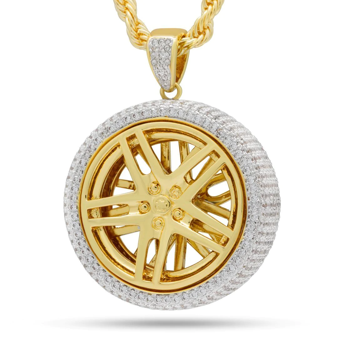 Spinning Rims Necklace