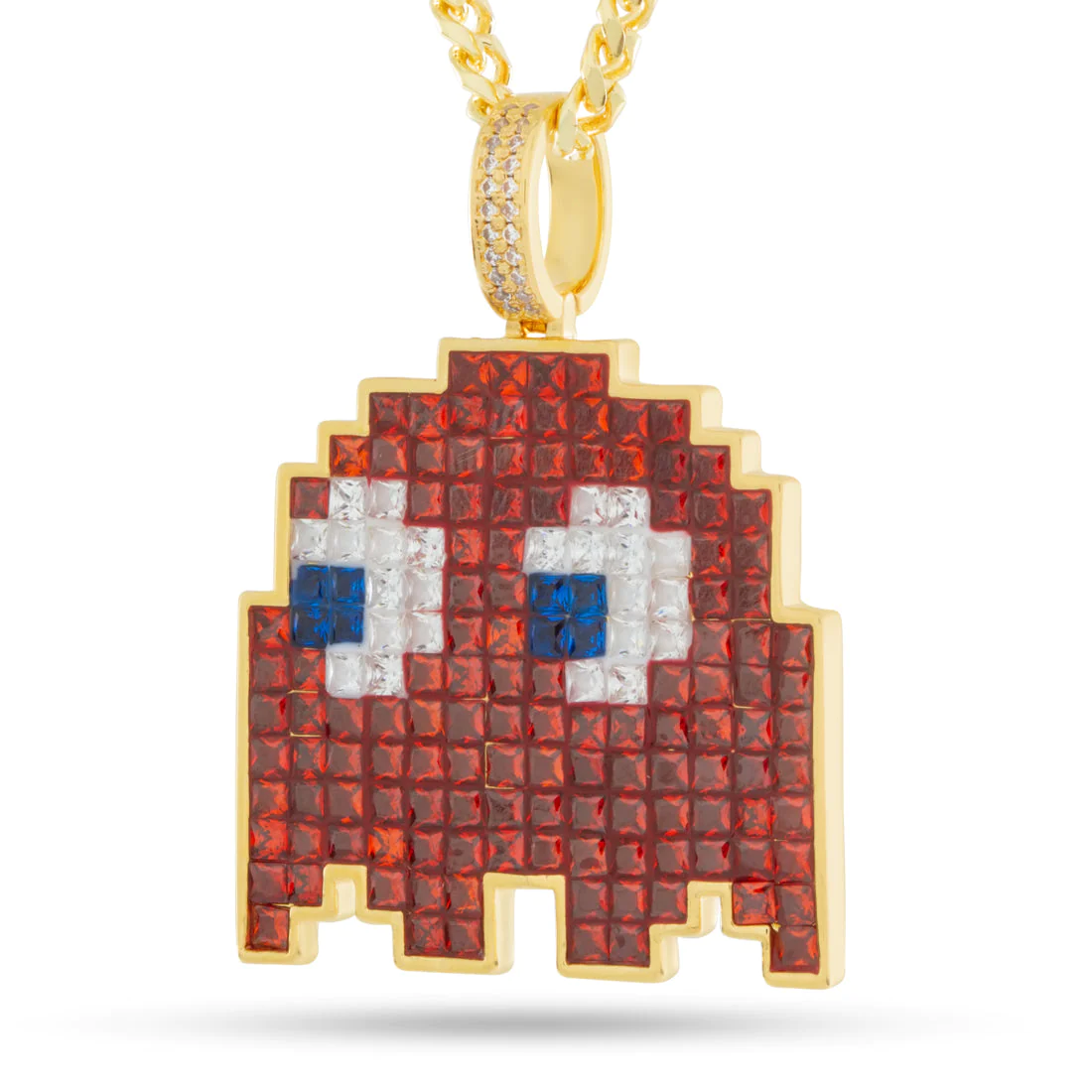 PAC-MAN x King Ice - Blinky Necklace