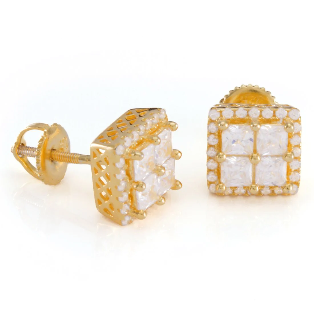 Layered Stud Earrings