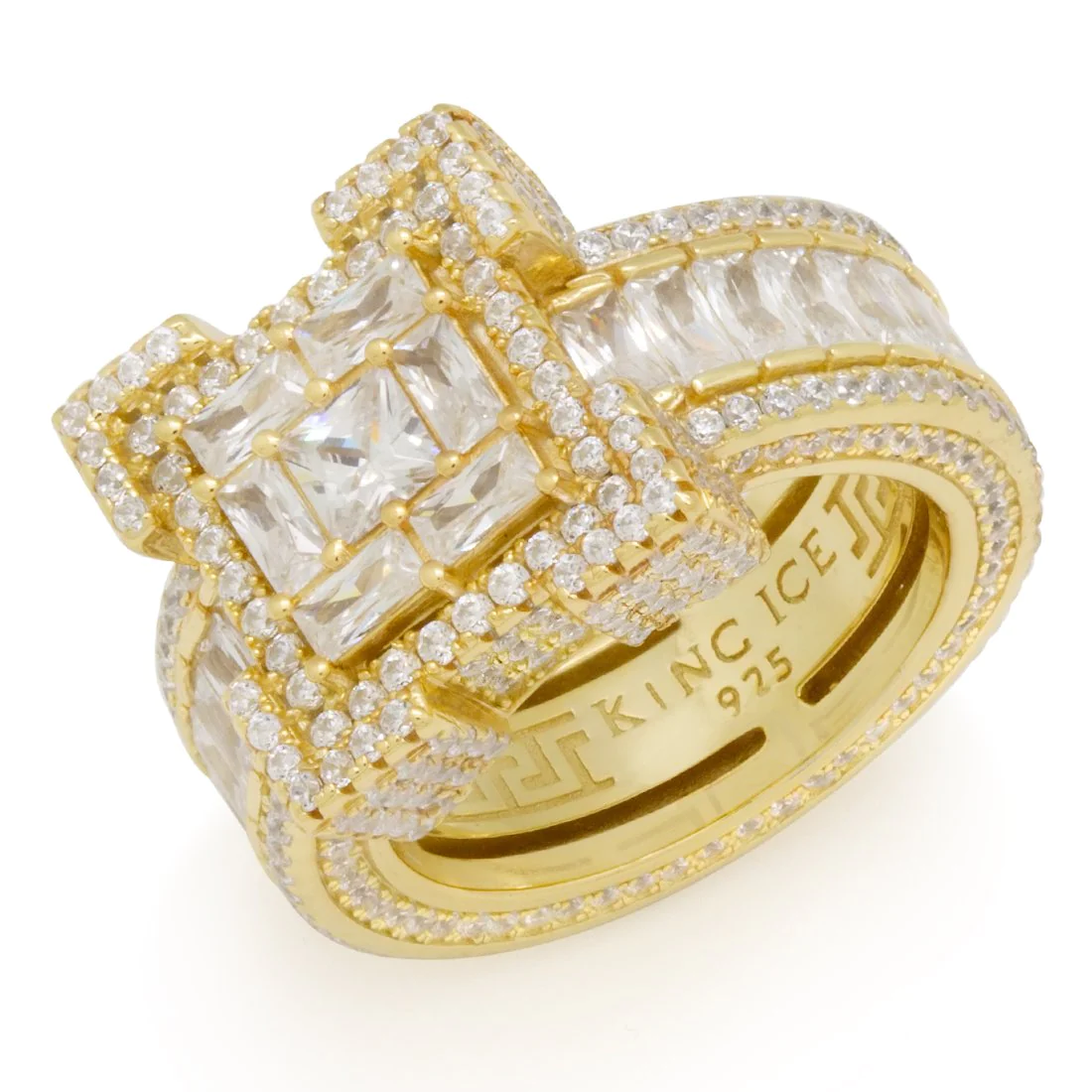 Baguette-Cut Platform Ring